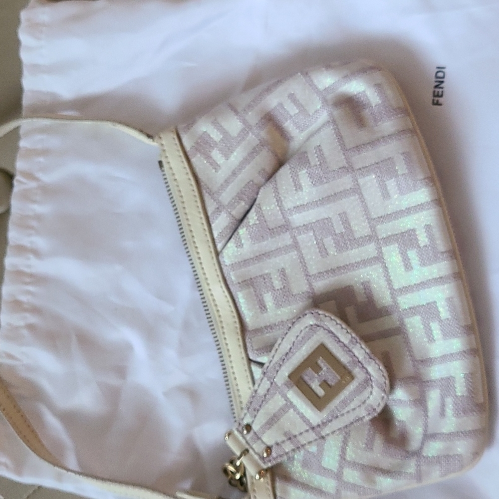 Fendi Vintage multicolor hobo canvas purse